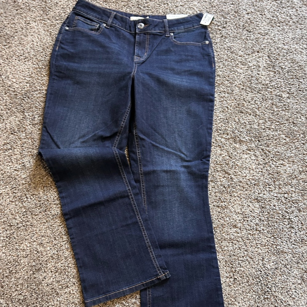 Maurices Dark Blue Boot Cut Jeans